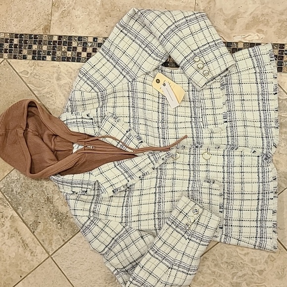 Anthropologie Tweed Dickie Blazer - Picture 5 of 14